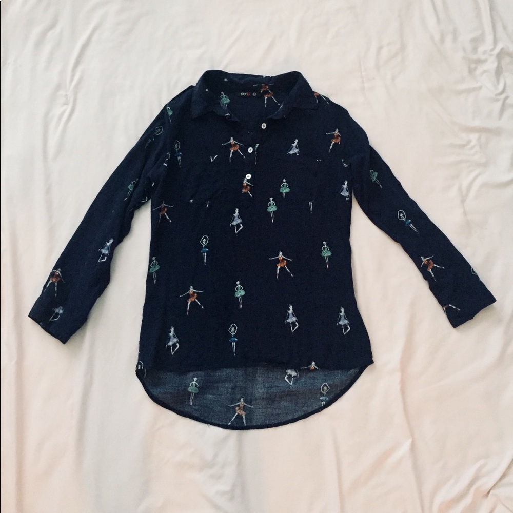 Long sleeve blouse